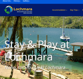 Screen shot of Lochmara Lodge
