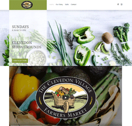 Screen shot of Clevedon Village Farmers' Market