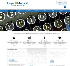  Legal and Medical Transcriptions