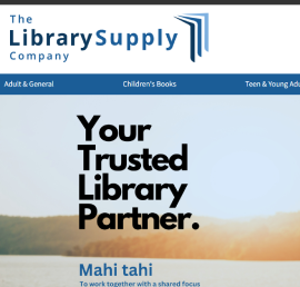 Screen shot of The Library Supply Company