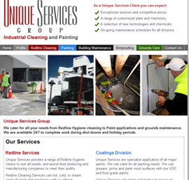 Screenshot of Do you need Unique Services?